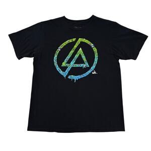 Hard Rock Signature Series 31 Linkin Park Graphic Tee Cotton Skater Black Band L